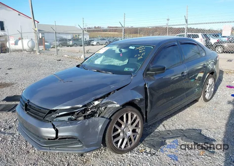 2015 Volkswagen Jetta 2.0L S z USA, uszkodzony, nr VIN 3VW2K7AJ2FM423829